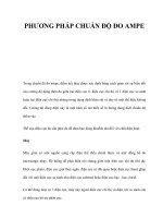 PHƯƠNG PHÁP CHUẨN ĐỘ ĐO AMPE ppsx