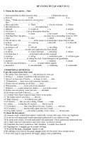 ĐỀ CƯƠNG ÔN TẬP ANH VĂN 12 ppsx