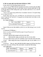 Giáo trình cơ sở CAD/CAM trong thiết kế và chế tạo phần 4 doc