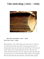 Trần minh tông ( 1314 – 1329) potx