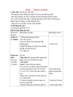 Giáo án Tự nhiên xã hội lớp 3: Đề bài: BỆNH LAO PHỔI pptx