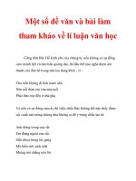 Một số đề văn và bài làm tham khảo về lí luận văn học_4 ppsx