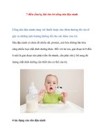 7 điều cấm kỵ khi cho bé uống sữa đậu nành pdf