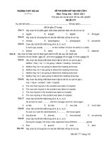 ĐỀ THI KHẢO SÁT ĐẠI HỌC LẦN I - Mã đề 177 pot