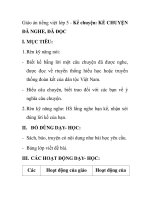 Giáo án tiếng việt lớp 5 - Kể chuyện: KỂ CHUYỆN ĐÃ NGHE, ĐÃ ĐỌC pps