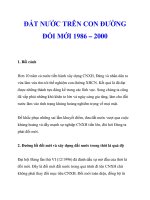 ĐẤT NƯỚC TRÊN CON ĐƯỜNG ĐỔI MỚI 1986 – 2000_1 doc