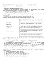 Kiểm tra học kì I Môn: Lịch sử Năm học: 2010 –2011 Trường THCS Lê Thiện Lớp: 8 pdf