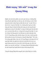 Hình tượng “đôi mắt” trong thơ Quang Dũng potx