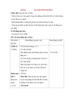 Giáo án Tự nhiên xã hội lớp 3: Đề bài: VỆ SINH MÔI TRƯỜNG doc