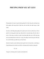 PHƯƠNG PHÁP SẮC KÝ GIẤY pot