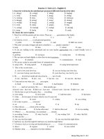 Exercise 2 ( Unit 1,2,3) – English 12 doc