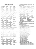 KỲ KIỂM TRA CUỐI NĂM – ĐỀ 3 ppsx