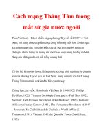 Cách mạng Tháng Tám trong mắt sử gia nước ngoài_1 ppsx