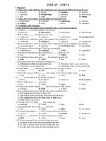 TEST 45’ - UNIT 6 ppsx