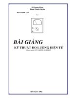 Kỹ thuật đo lường điện tử - Chương 1 ppt