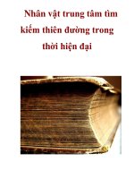 Nhân vật trung tâm tìm kiếm thiên đường trong thời hiện đại _2 pdf
