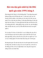 Bài văn đạt giải nhất kỳ thi HSG quốc gia năm 1999, bảng A_2ởi pot