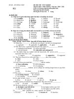 ĐỀ 2 - ĐỀ THI THỬ TỐT NGHIỆP TRUNG HỌC PHỔ THÔNG pdf