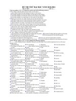 ĐỀ THI THỬ ĐẠI HỌC NĂM 2010-2011 pps