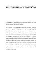 PHƯƠNG PHÁP SẮC KÝ LỚP MỎNG doc