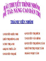 nhom thuyet trinh pot