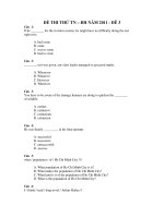 ĐỀ THI THỬ TN – ĐH NĂM 2011 - ĐÊ 3 potx
