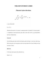 THIAMIN HYDROCLORID ppt