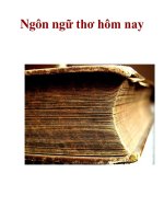 Ngôn ngữ thơ hôm nay_3 pdf