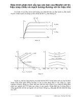Giáo trình phân tích cấu tạo căn bản của Mosfet với tín hiệu xoay chiều và mạch tương đương với tín hiệu nhỏ p1 docx