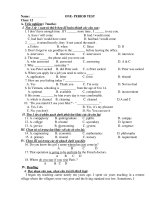 ONE- PERIOD TEST Class: 12 pps