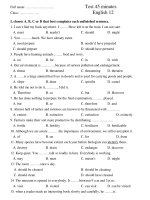 Test 45 minutes English 12 pdf