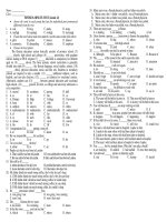 FIFTEEN-MINUTE TEST (Grade 12) pot