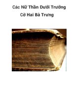 Các Nữ Thần Dưới Trướng Cờ Hai Bà Trưng doc