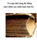 Từ cuộc tiến công Đà Nẵng năm 1845 của chiến hạm Hoa Kỳ pptx