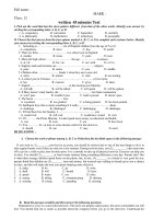 Written 45 minutes Test doc