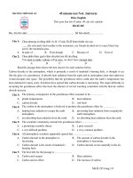 45 Minute Test - Mã đề 245 doc