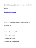 English Idioms and Expressions ppt