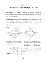 GIÁO TRÌNH TOÁN RỜI RẠC - CHƯƠNG IVĐỒ THỊ EULER VÀ ĐỒ THỊ HAMILTON_3 potx