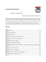 Giáo trình thực tập hóa lý part 1 ppt