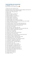 Thuật ngữ tiếng anh trong kế toán pot