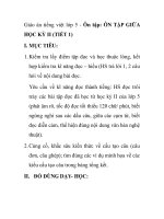 Giáo án tiếng việt lớp 5 - Ôn tập: ÔN TẬP GIỮA HỌC KỲ II (TIẾT 1) doc