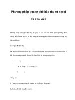 Phương pháp quang phổ hấp thụ tử ngoại và khả kiến potx