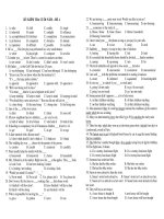 KỲ KIỂM TRA CUỐI NĂM – ĐỀ 4 pptx