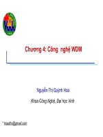 Bài giảng THÔNG TIN QUANG - Chương 4 doc