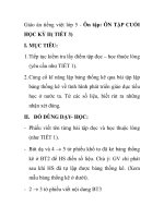 Giáo án tiếng việt lớp 5 - Ôn tập: ÔN TẬP CUỐI HỌC KỲ II( TIẾT 3) doc