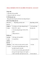 Giáo án Luyện từ và dấu câu lớp 3: Đề bài: MỞ RỘNG VỐN TỪ: GIA ĐÌNH - ÔN TẬPCÂU : AI LÀ GÌ ? pot