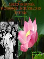 BÀI 2 XHXHCN VÀ CON ĐƯỜNG ĐI LÊN CNXH Ở VN_2 ppsx