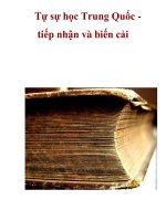 Tự sự học Trung Quốc tiếp nhận và biến cải _1 docx