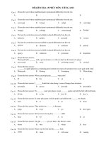 ĐỀ KIỂM TRA 15 PHÚT MÔN: TIẾNG ANH ppsx