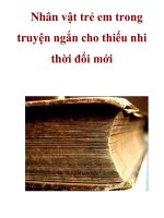 Nhân vật trẻ em trong truyện ngắn cho thiếu nhi thời đổi mới _2 potx
